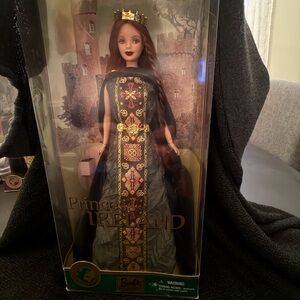 Barbie Princess of Ireland Doll with Gold Crown and Green Dress